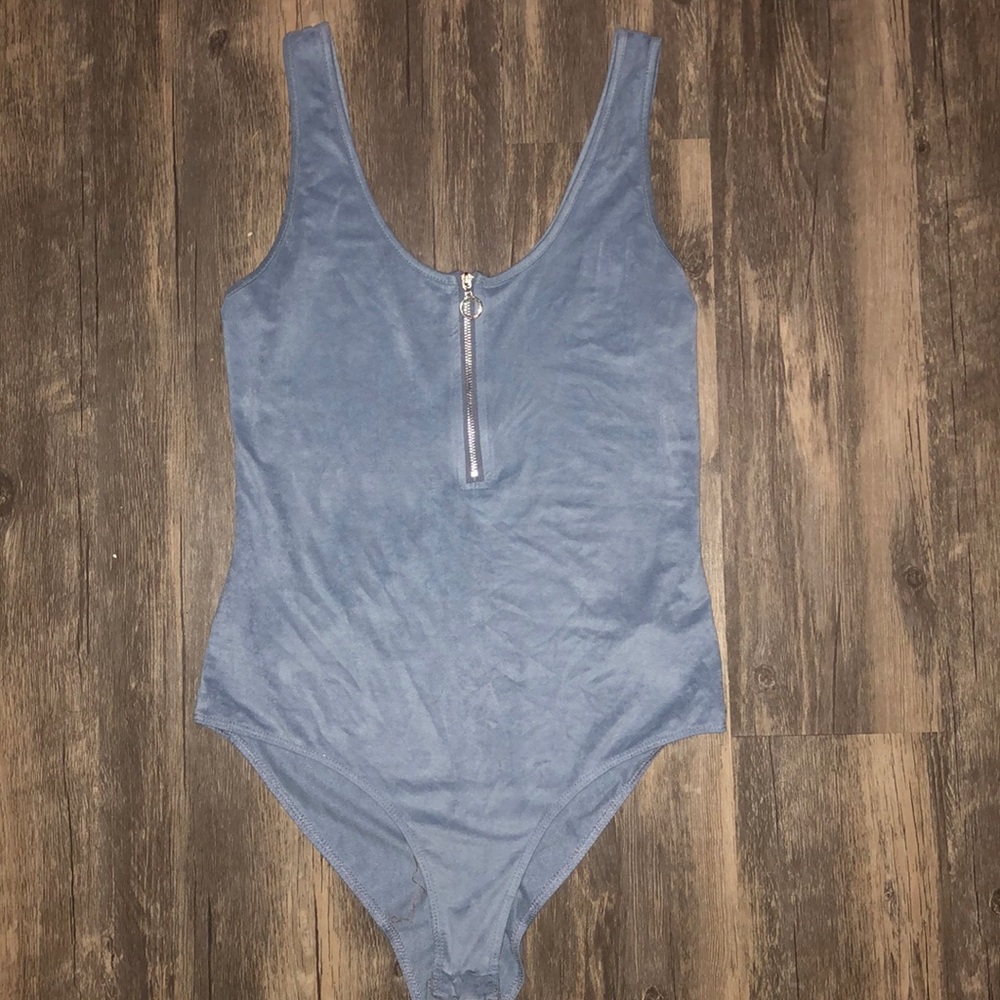 Charlotte Russe Blue Bodysuit